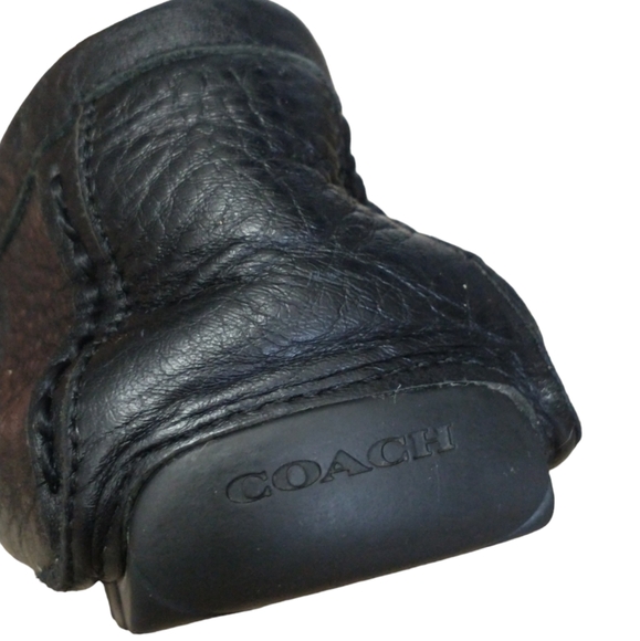 Coach Black Leather Women's Shoes - Picture 10 of 13